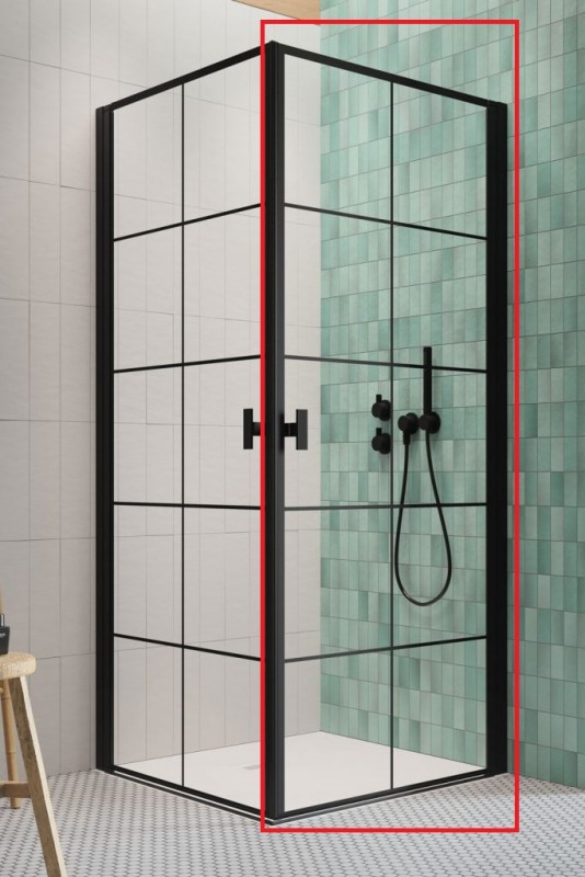 Душові двері Radaway Nes Black KDD I Factory 90 правосторонні чорний/скло Factory 10021090-54-55R