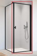 Душові двері Radaway Nes Black KDJ I Frame 80 правосторонні чорний/скло Frame 10022080-54-56R