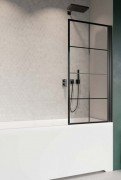 Шторка для ванної Radaway Nes Black PNJ I Factory 100 права чорний/скло Factory 10011100-54-55R