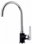 Смеситель для кухни Teka Inca H (IN 995) однорычажный хром/карбон 53995120CN