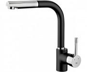 Змішувач для кухні Teka ARK 938 N одноважільний з висувною лійкою чорний/хром 23938120N