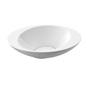 Раковина для ванної Marmorin Amos I 58 см овальна накладна литий камінь білий 729 576 020 xx x