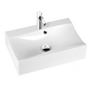 Раковина для ванной Marmorin Iva накладная литой камень белый 220 060 020 xx x