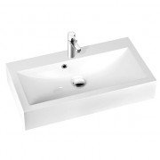 Раковина для ванной Marmorin Ceto 600 универсальная литой камень белый 170 060 020 xx x