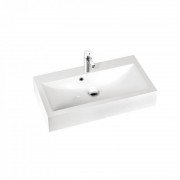 Раковина для ванної Marmorin Ceto 800 універсальна литий камінь білий 170 080 020 xx x