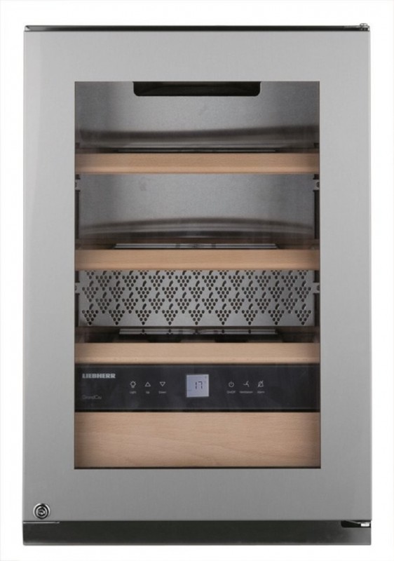 Окремостояча винна шафа Liebherr WKes 653 GrandCru тонований склопакет/легована сталь SmartSteel нержавіюча сталь WKes 653-22 001