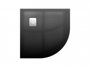 Душевой поддон Riho Basel 451 90x90 см акрил черный глянцевый/хром DC981600000000S