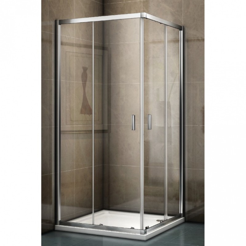 Душовий куточок Riho Hamar 2.0 R207 100х100 см хром/прозоре скло GR96200