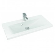 Раковина для ванной Marmorin Casie врезная без крыла литой камень белый P_U_542_01_0700