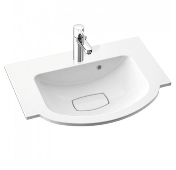 Раковина для ванної Marmorin Emma 600 врізна без крила литий камінь білий 639 060 020 xx x