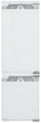 Вбудований двокамерний холодильник Liebherr ICBN 3314 Comfort NoFrost сталь білий ICN 3314