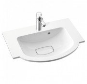 Раковина для ванной Marmorin Emma 600  врезная без крыла литой камень белый  639 060 020 xx x