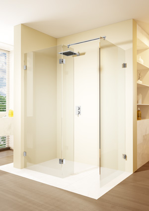 Комплект стенок душевых Riho Scandic S405 200 см хром/прозрачное стекло GC96200