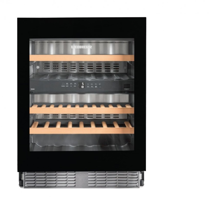 Вбудована винна шафа Liebherr UWTgb 1682 Vinidor нержавіюча сталь/скло чорний UWTgb 1682-21 001