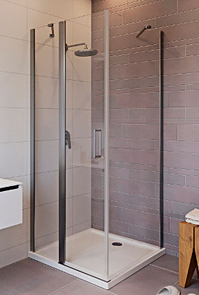 Душевой уголок Riho Novik Z203 90x80 см хром/прозрачное стекло GZ7090080