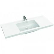 Раковина для ванної Marmorin Greta 1200 врізна з крилом литий камінь білий P_U_546_05_1200