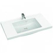 Раковина для ванной Marmorin Greta 900 врезная с крылом литой камень белый P_U_546_03_0900