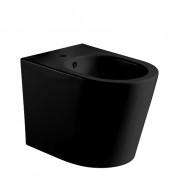 Біде Volle Nemo підлогове з отвором під змішувач і переливом чорний матовий 13-17-046 Black