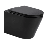 Унітаз Volle Nemo Rimless підвісний з сидінням чорний матовий 13-17-316 Black