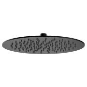 Верхний душ Volle без кронштейна круглый 30 см черный матовый 16008105