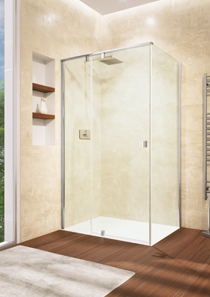 Душовий куточок Riho Tione T203 100x80 см хром/прозоре скло GT28200