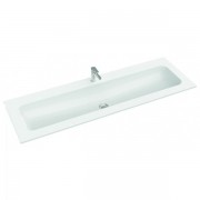 Раковина для ванной Marmorin Mono 1400 врезная без крыла литой камень белый P_U_595_05_1400