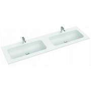 Раковина для ванной Marmorin Mono 1600 Duet врезная без крыла литой камень белый P_U_595_12_1600