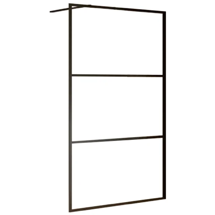 Стенка душевая Riho Grid GB400 100 см черный/прозрачное стекло GB4100000