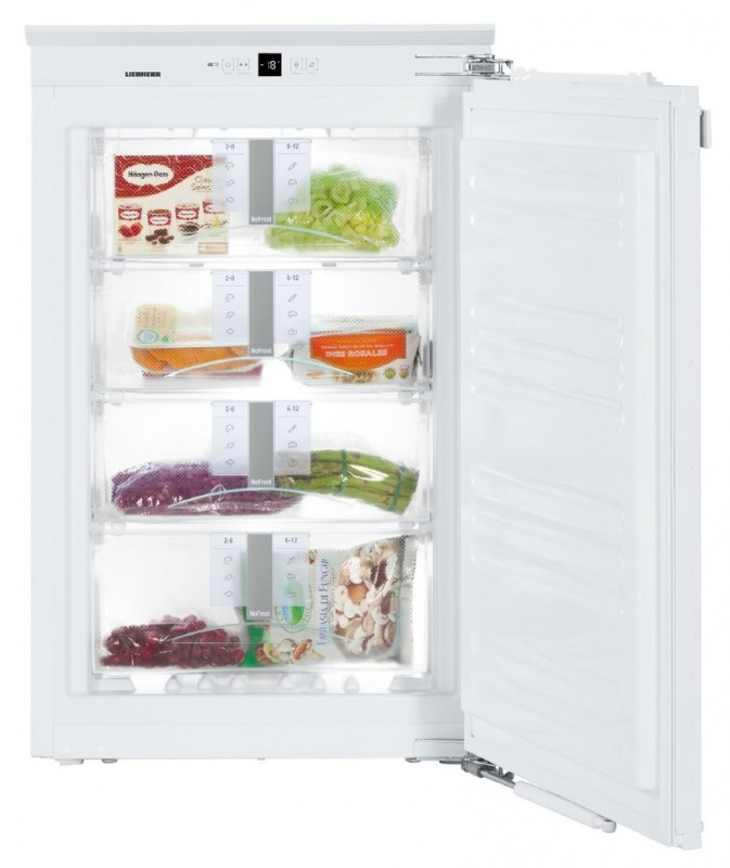 Встраиваемая морозильная камера Liebherr IGN 1664 Premium NoFrost сталь белый IGN 1664-21 003