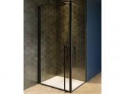 Душовий куточок Riho Lucid GD201 100x90 см чорний/прозоре скло GD210B090