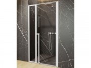 Душові двері Riho Lucid GD104 130 см білий/прозоре скло GD113W000