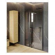 Душові двері Riho Lucid GD104 130 см чорний/прозоре скло GD113B000