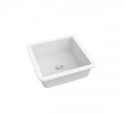 Раковина для ванної Marmorin Lena IV Undermound квадратна литий камінь білий P_U_539_04_0448