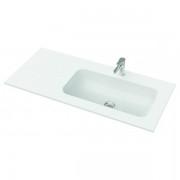 Раковина для ванной Marmorin Mono 1000 R врезная с крылом слева литой камень белый P_U_595_07_1000