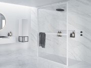 Стенка душевая Riho Lucid GD401 140 см белый/прозрачное стекло GD314W000