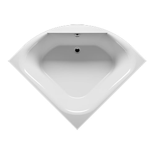 Ванна акриловая Riho Atlanta угловая 140x140 белый BB7000500000000