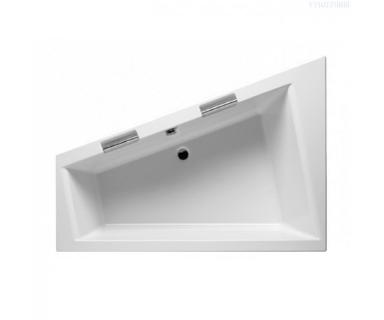 Ванна акрилова Riho Doppio асиметрична 180x130 права білий BA9000500000000