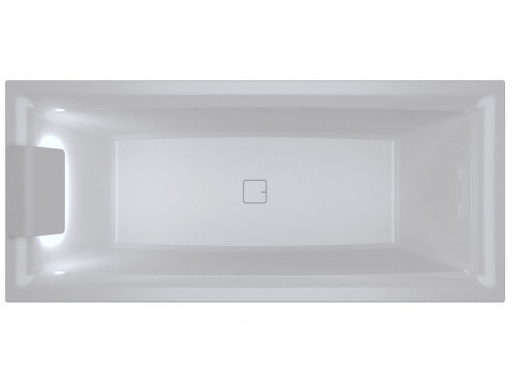Ванна акриловая Riho Still Square LED прямоугольная 180x80 левая белый BR0100500K00131