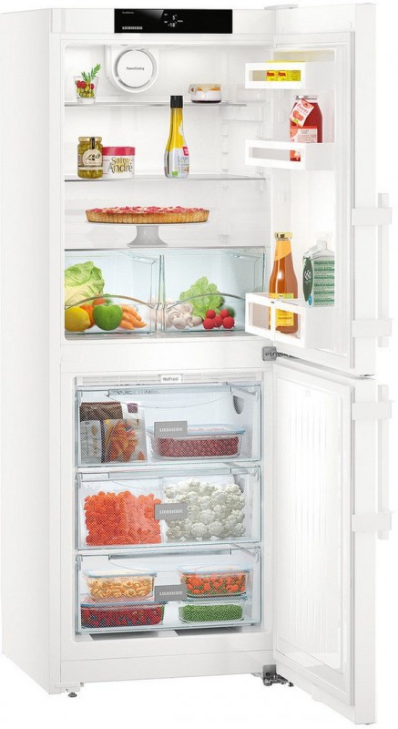 Двокамерний холодильник Liebherr CN 3115 Comfort NoFrost сталь білий CN 3115