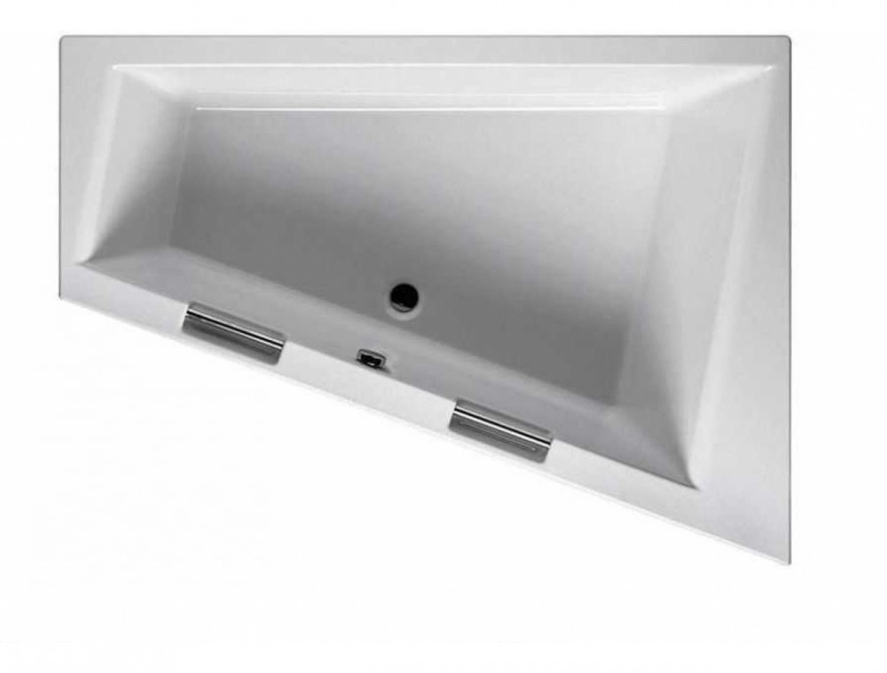 Ванна акриловая Riho Doppio Plug & Play асимметричная 180x130 левая с панелью BD4500500000000