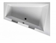 Ванна акриловая Riho Doppio Plug & Play асимметричная 180x130 левая с панелью BD4500500000000