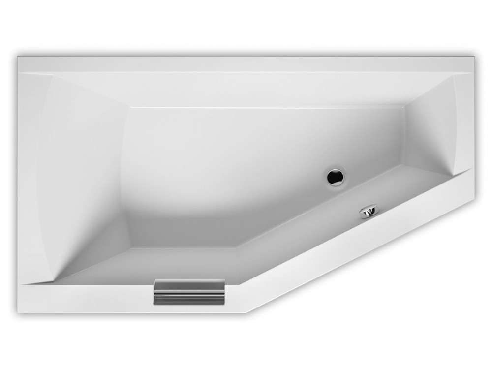Ванна акрилова Riho Geta Plug & Play асиметрична 170х90 права з панеллю BD4800500000000
