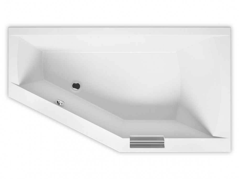 Ванна акрилова Riho Geta Plug & Play асиметрична 160х90 ліва з панеллю BD4700500000000