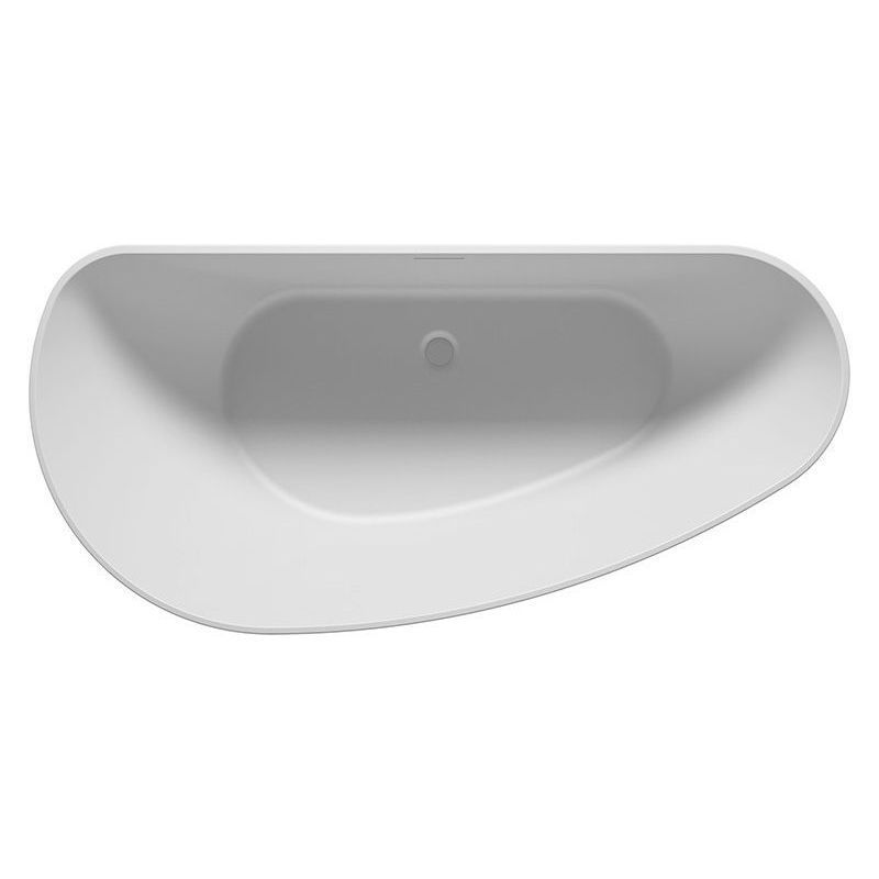 Ванна из искусственного камня Riho Granada 170х80 см правая белый матовый BS1900500000000