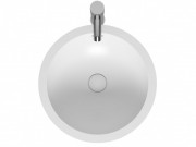 Раковина Riho Avella Ø42 см искусственный камень белый матовый F7AN6042421114