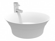 Раковина Riho Barca Ø39,5 см штучний камінь білий матовий F70022