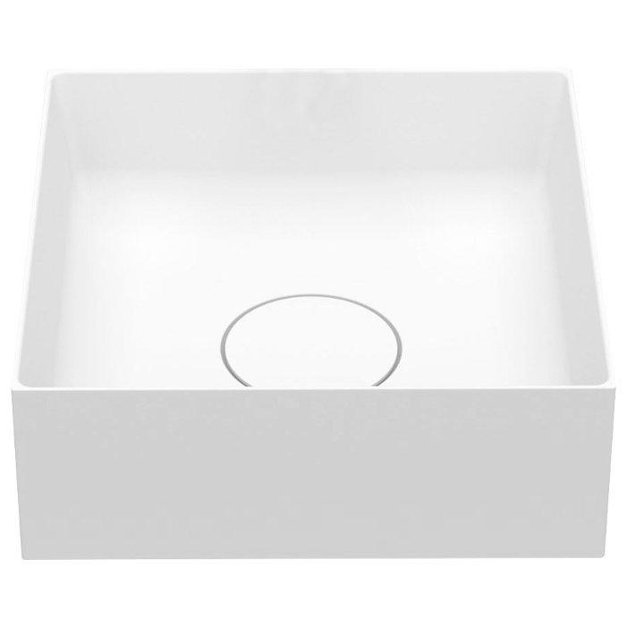 Раковина Riho Thin Square 38х38 см искусственный камень белый матовый F70024