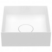 Раковина Riho Thin Square 38х38 см штучний камінь білий матовий F70024