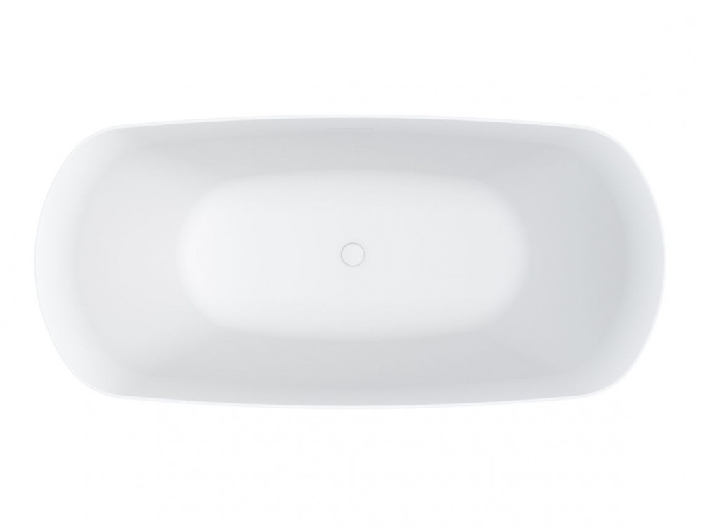 Ванна из искусственного камня Riho Bilo 165х77 см белый матовый BS6500500000000