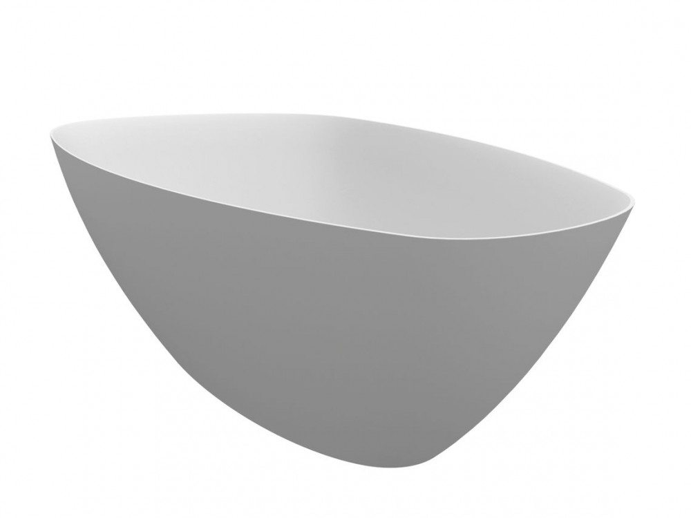 Ванна из искусственного камня Riho Toledo 158х110 см белый матовый BS5500500000000